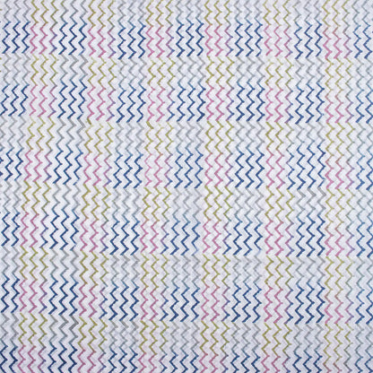 Online Zig Zag Hand Block Printed Fabric