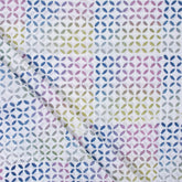 Geometric Hand Block Printed Fabric for Dress