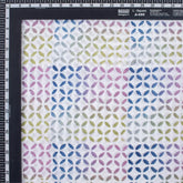 Geometric Hand Block Printed Fabric for Dress