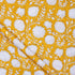 Mustard Yellow Hand Block Printed Floral Fabric