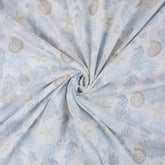 Animal Hand Block Printed Cotton Fabric