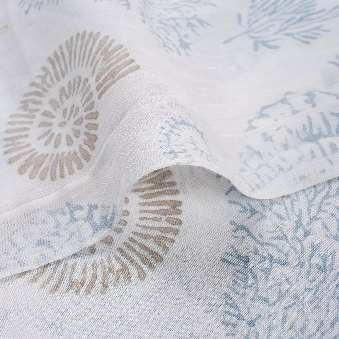 Animal Hand Block Printed Cotton Fabric