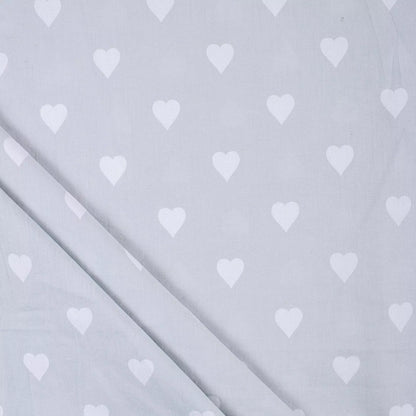 Heart Printed Soft Cotton Fabric Dress Making