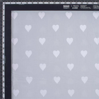 Heart Printed Soft Cotton Fabric Dress Making