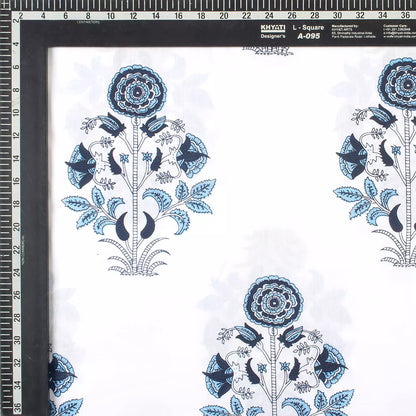 Organic Cotton Hand Block Printed Fabric