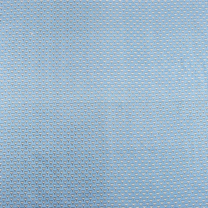 Online Blue Lotus Hand Block Print Fabric for Kurti