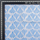 Blue Leaf Handmade Running Fabric Online