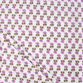 Pink Lotus Hand Block Printed Fabric India Online