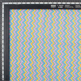 Zig Zag Cotton Block Print Fabric Online