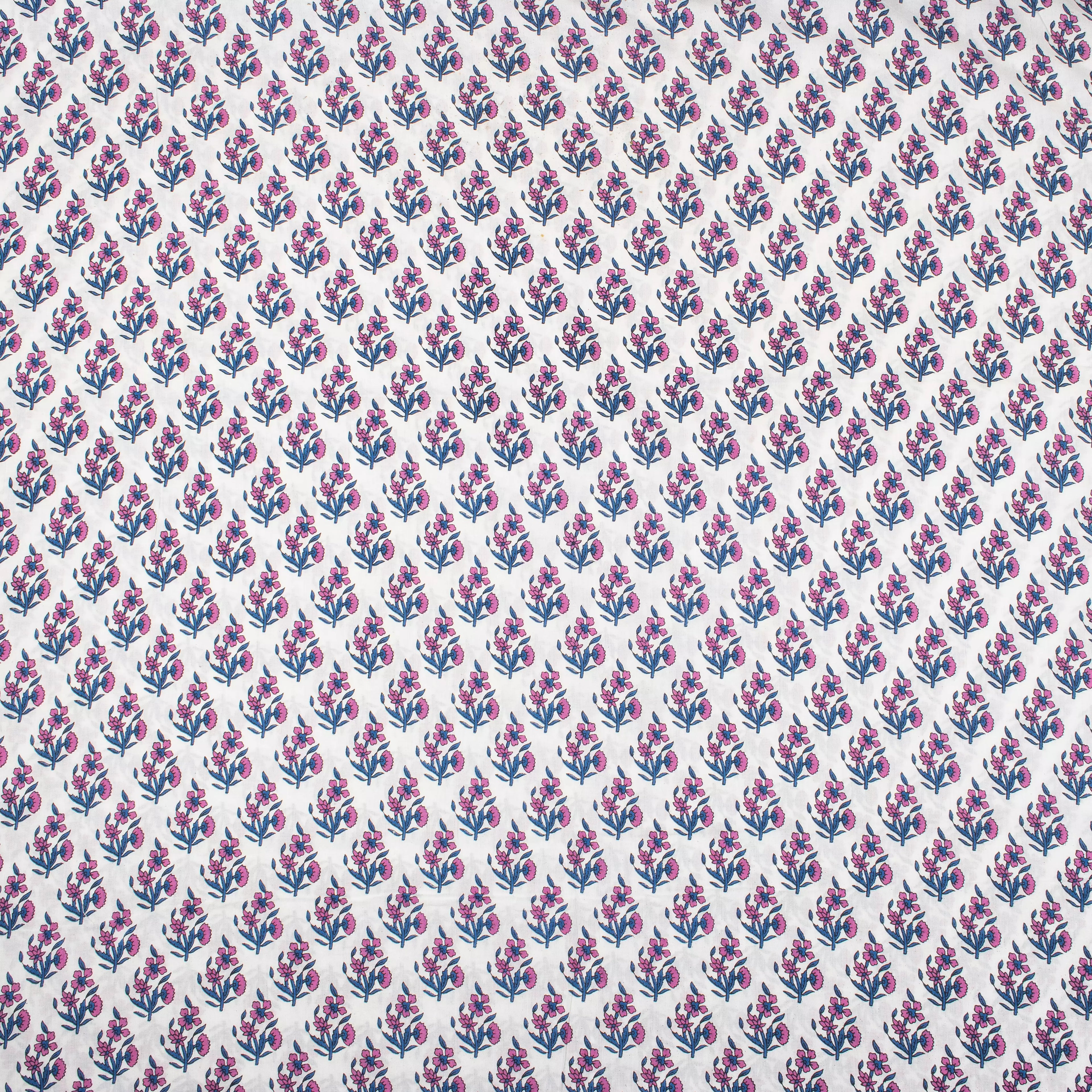 Hand Block Printed Mud Resist Cotton Fabric Online