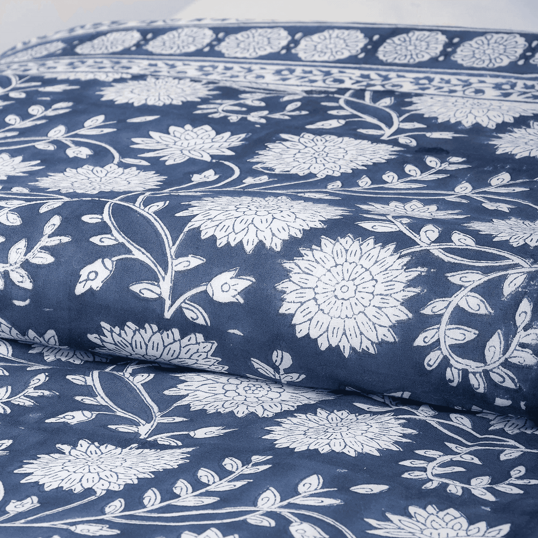 Hand Block Print Pure Cotton Dohar & Reversible