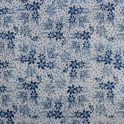 Premium Quality Indigo Blue Hand Block Printed Fabric