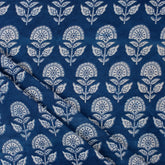 Handmade Indigo Blue Pure Cotton Fabric