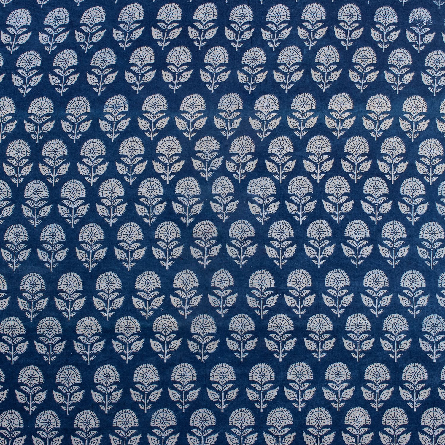 Handmade Indigo Blue Pure Cotton Fabric