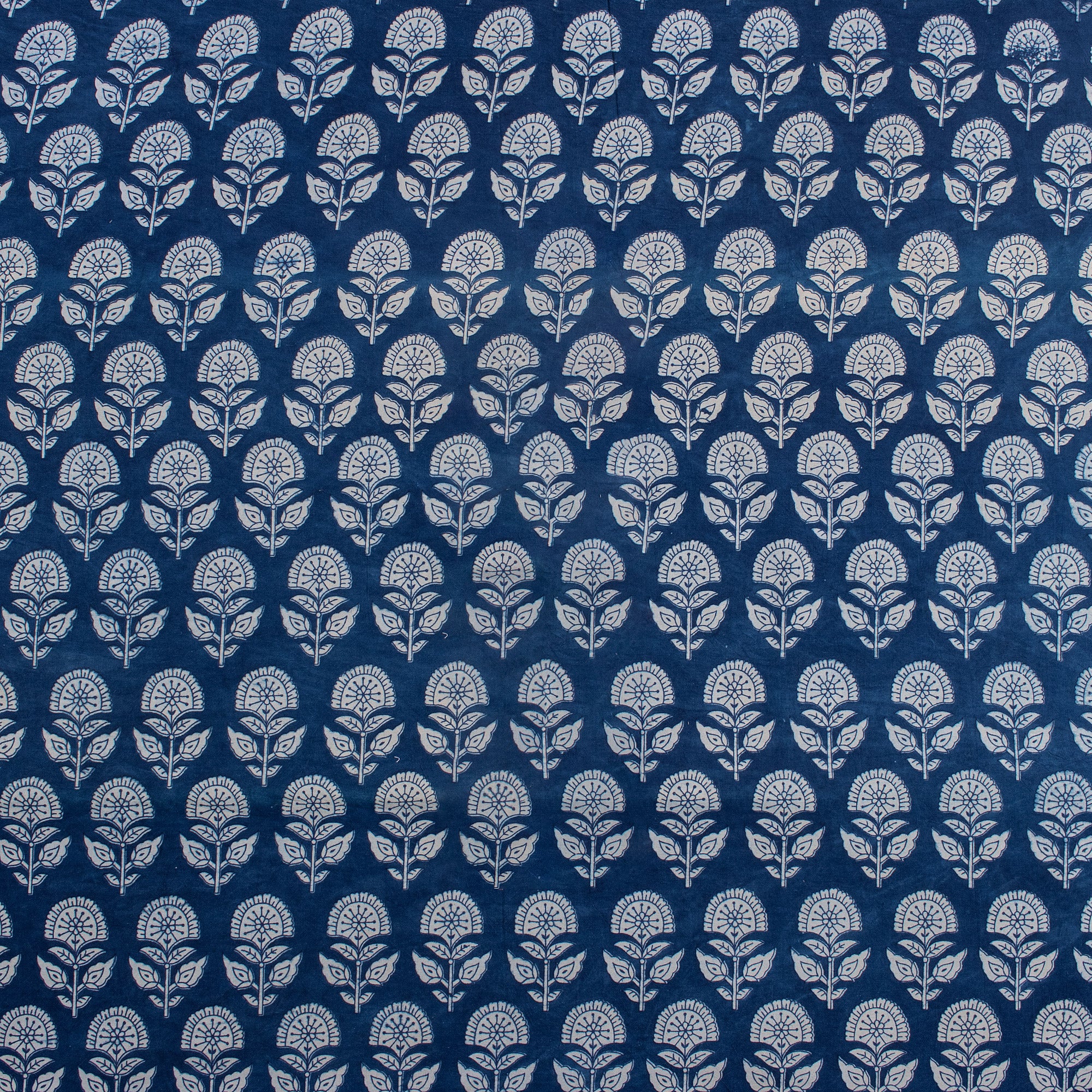 Handmade Indigo Blue Pure Cotton Fabric