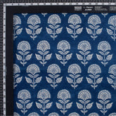 Handmade Indigo Blue Pure Cotton Fabric