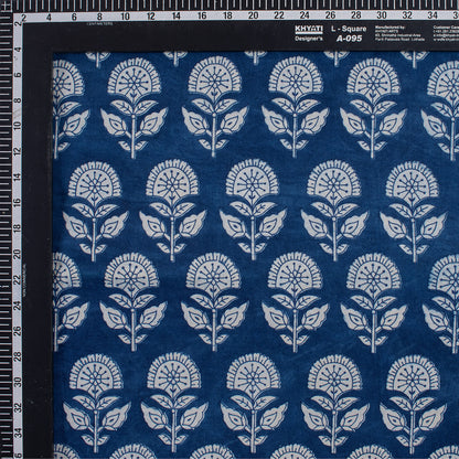 Handmade Indigo Blue Pure Cotton Fabric