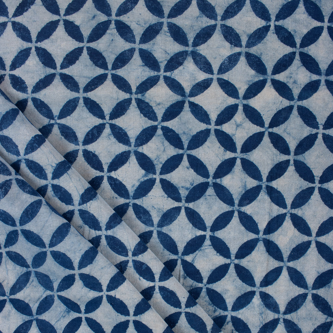 Indian Hand Block Printed Organic Natural Cotton Fabric