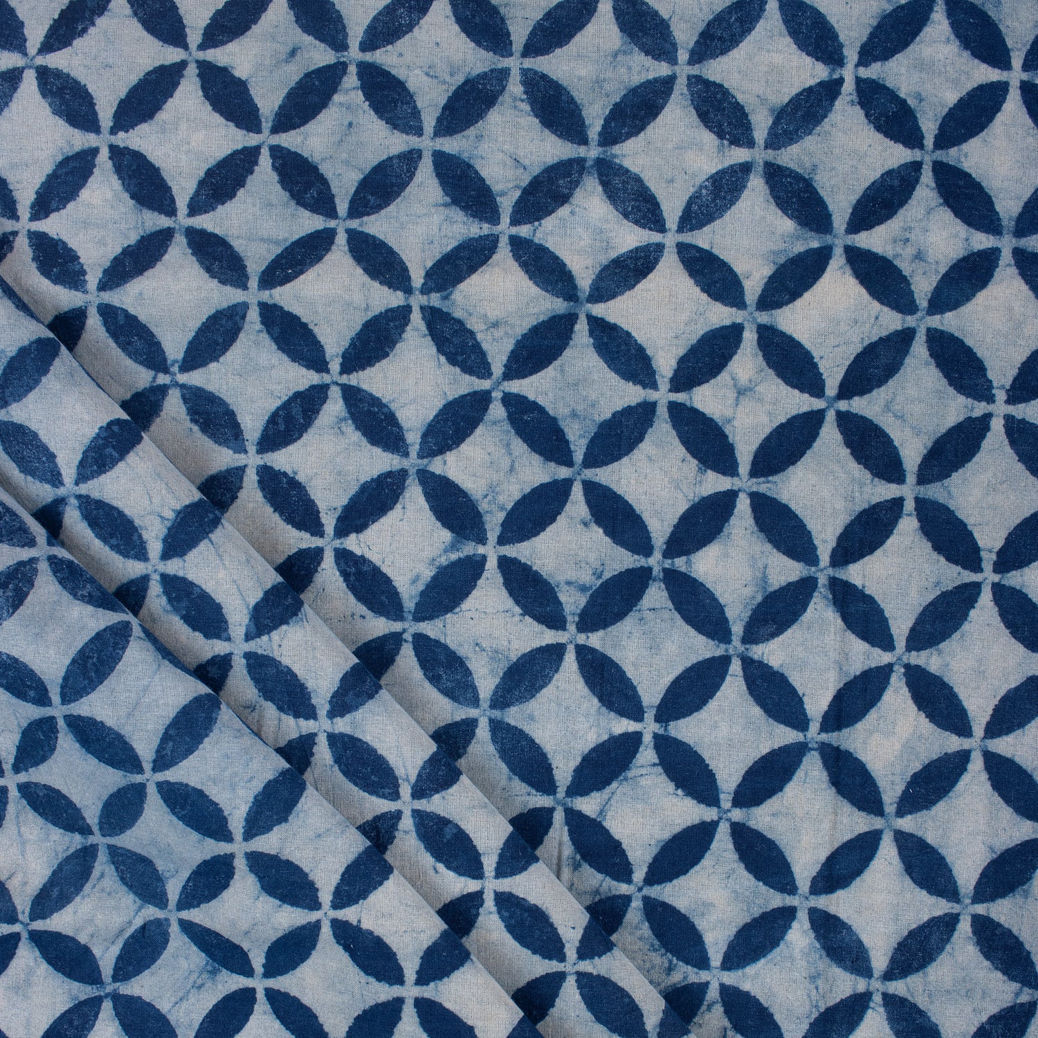 Indian Hand Block Printed Organic Natural Cotton Fabric