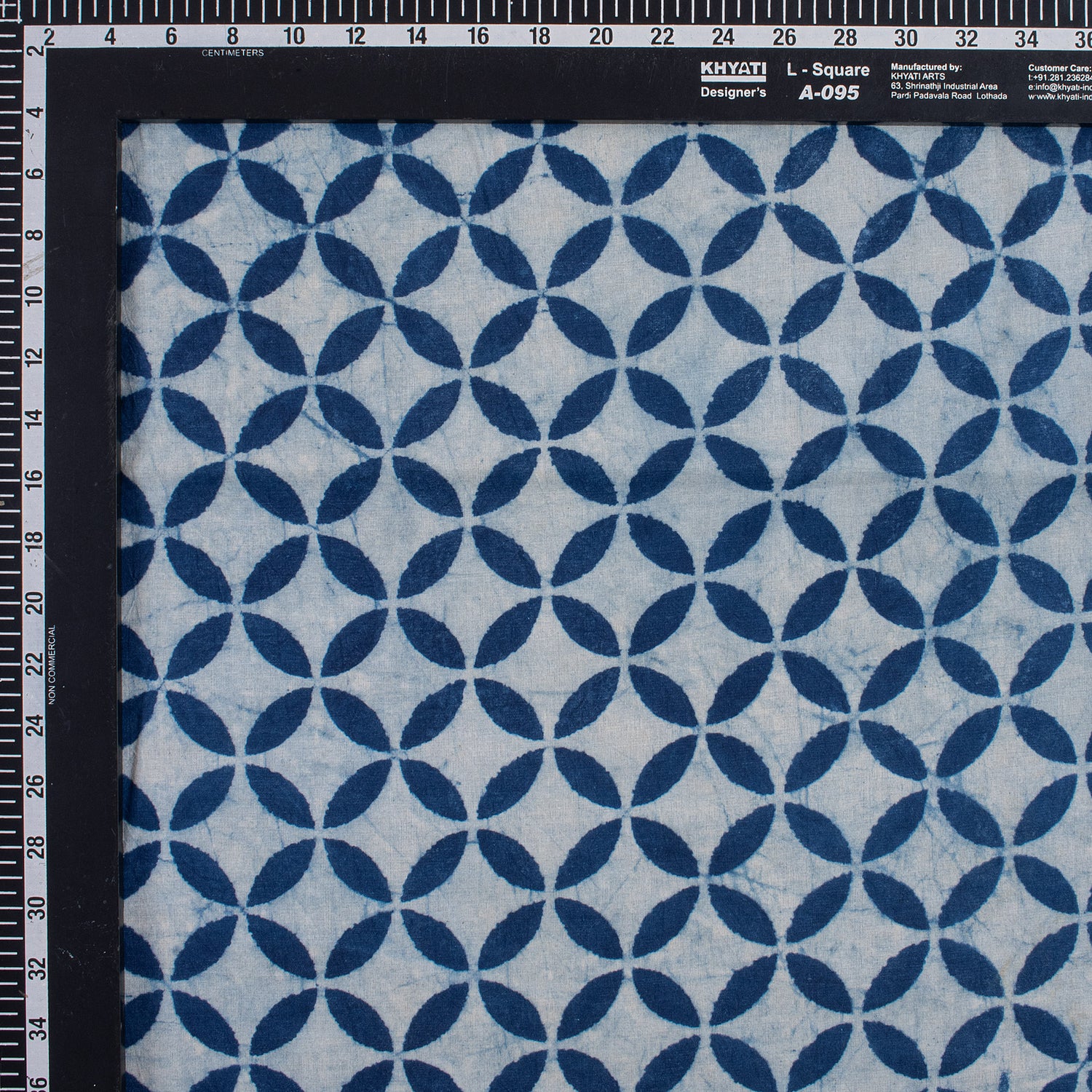 Indian Hand Block Printed Organic Natural Cotton Fabric