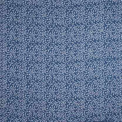 Stunning Indigo Blue Pure Cotton Hand Block Print Fabric