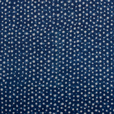 Polka Dots Soft Cotton Indigo Blue Fabric