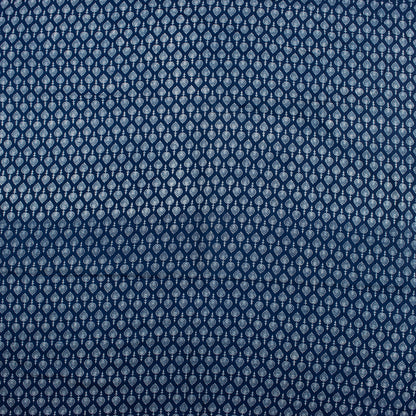 Decorative Indigo Blue Hand Block Print Fabric
