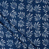 Indian Leaf Block Print Indigo Blue Fabric Online