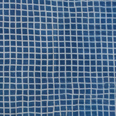 Check Hand Block Printed Organic Cotton Fabric