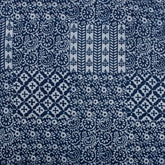 Patchwork Soft Cotton Indigo Blue Hand Block Printed Fabric