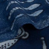 Indigo Block Printed Fabric for Kurti Online in India