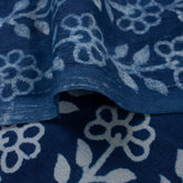 Indigo Blue Floral Printed Women&