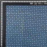 Hand Block Print Indigo Sewing fabric