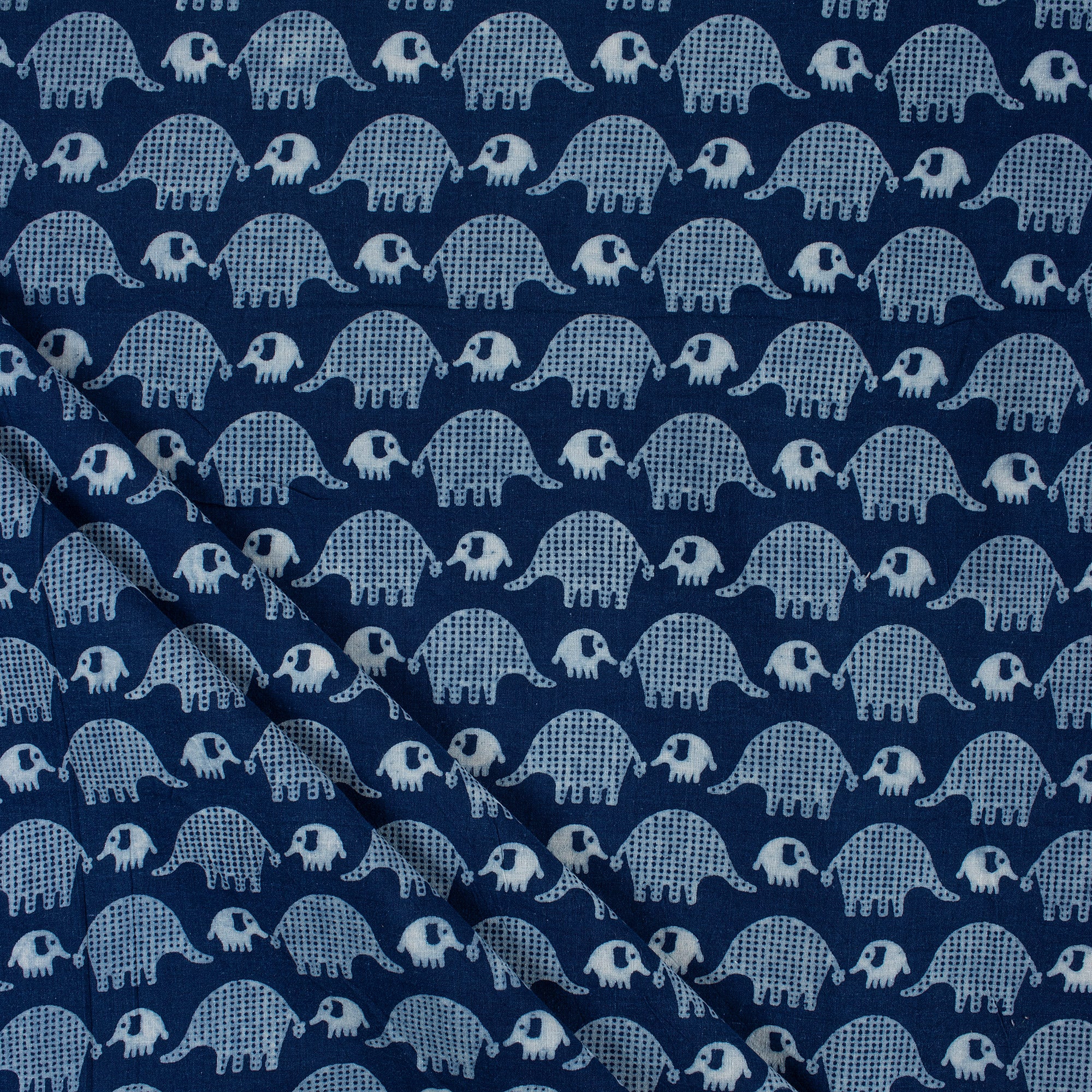 Indigo Cotton Fabric Online in India