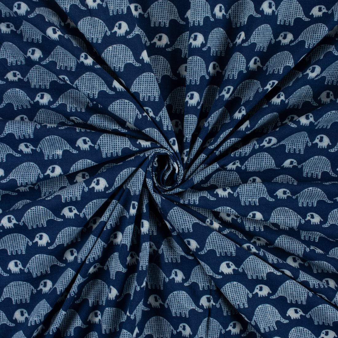Indigo Cotton Fabric Online in India