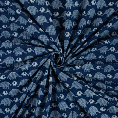 Indigo Cotton Fabric Online in India