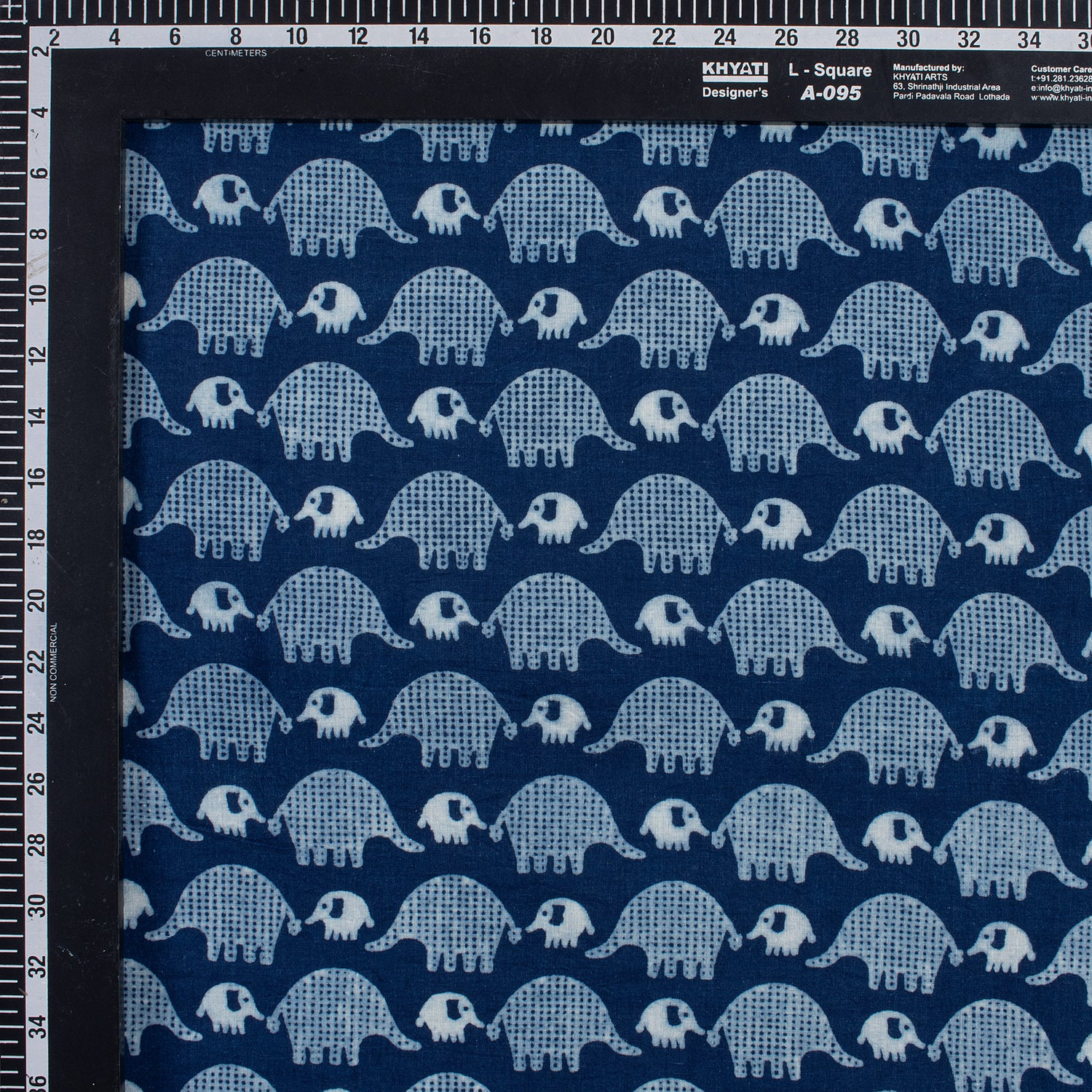 Indigo Cotton Fabric Online in India
