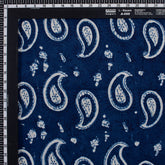 Hand Block Printed Paisley Cotton Fabric