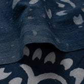 Tree Hand Block Printed 100% Cotton Indigo Fabric Online