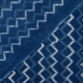 Handmade Zig Zag Indigo Fabric Online