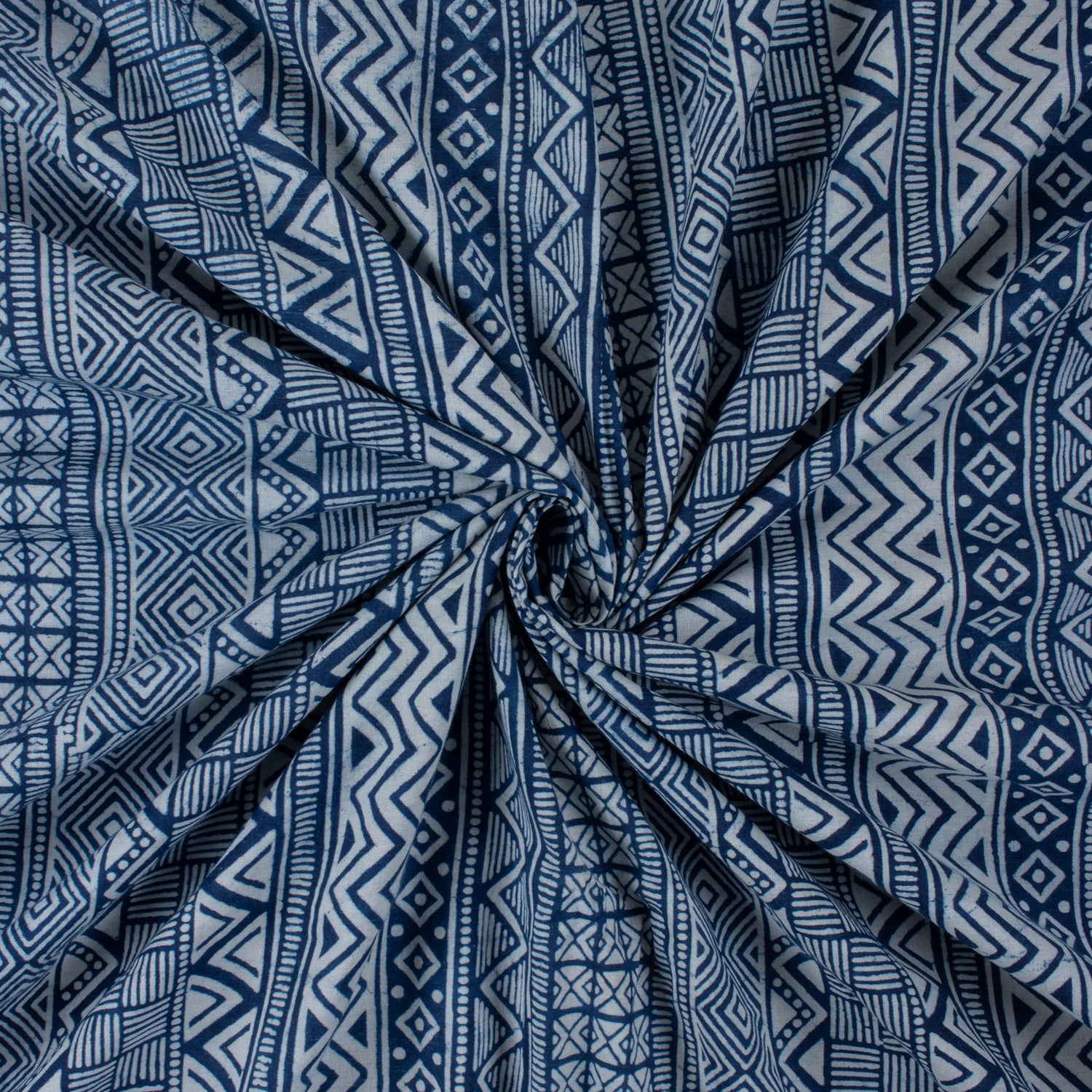 Premium Quality Indigo Cotton Fabric by the Yard Online