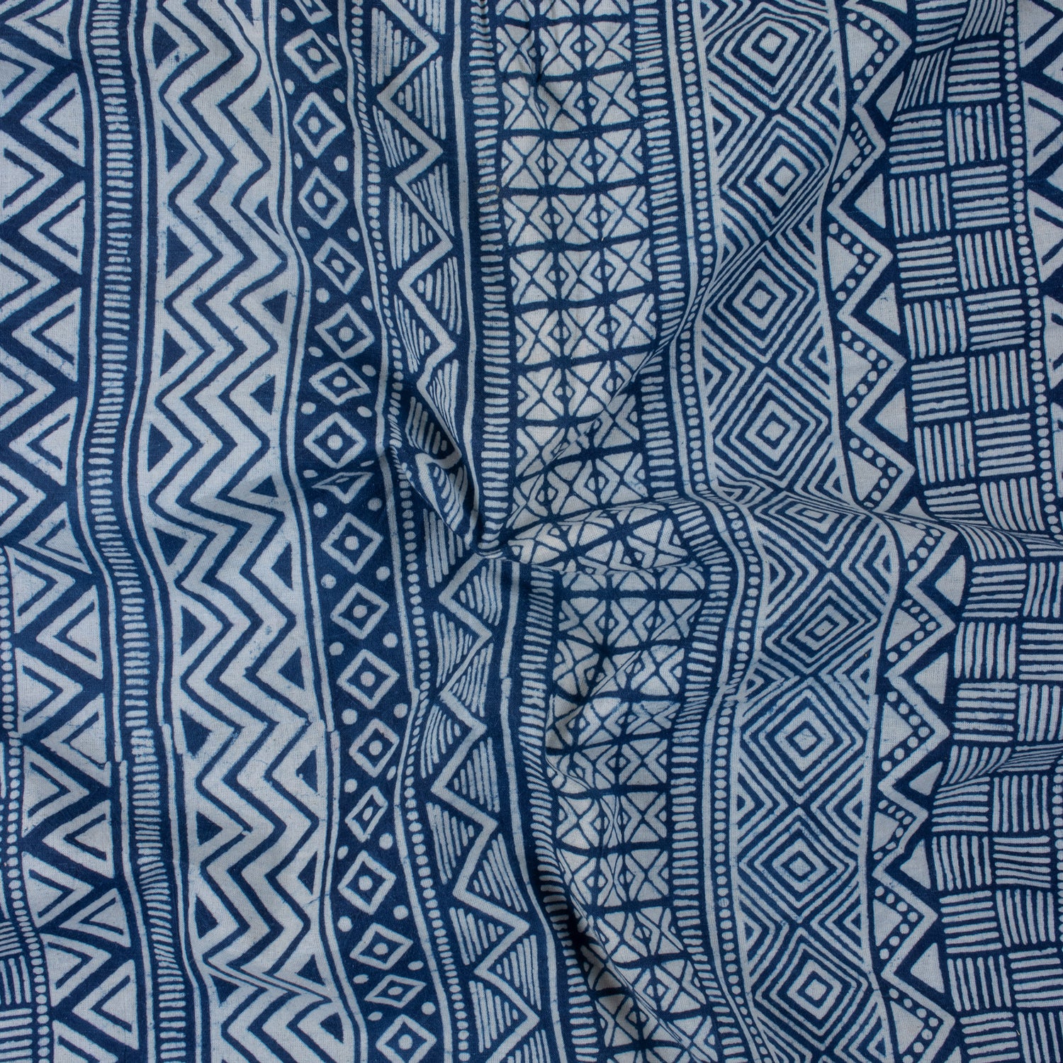 Premium Quality Indigo Cotton Fabric by the Yard Online