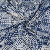 Indigo Block Print Fabric