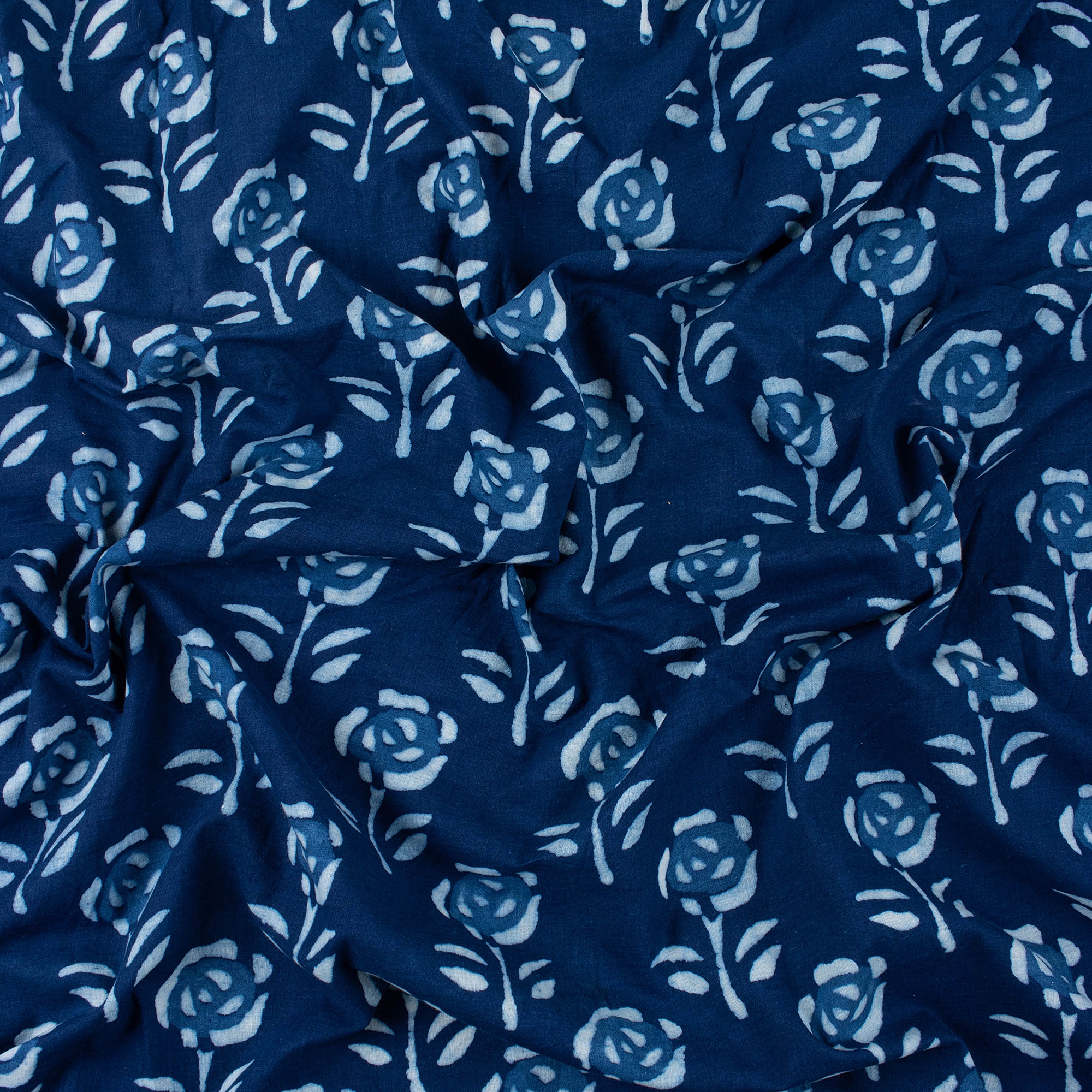 Voile Indigo Fabric Online