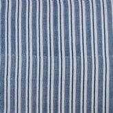 Online Blue Stripe Indigo Fabric Cotton Material in India