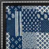 Patchwork Cotton Indigo Blue Hand Block Printed