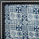 Premium Quality Indigo Blue Block Print Fabric