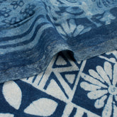 Premium Quality Indigo Blue Block Print Fabric