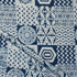 Soft Indigo Blue Hand Block Printed Fabric by Yard
