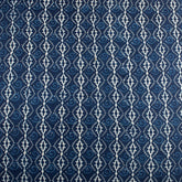 Geometric Hand Block Printed Indigo Blue Fabric